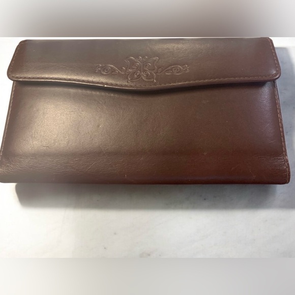 Brown Leather Wallet Buxton ladies - Picture 1 of 4